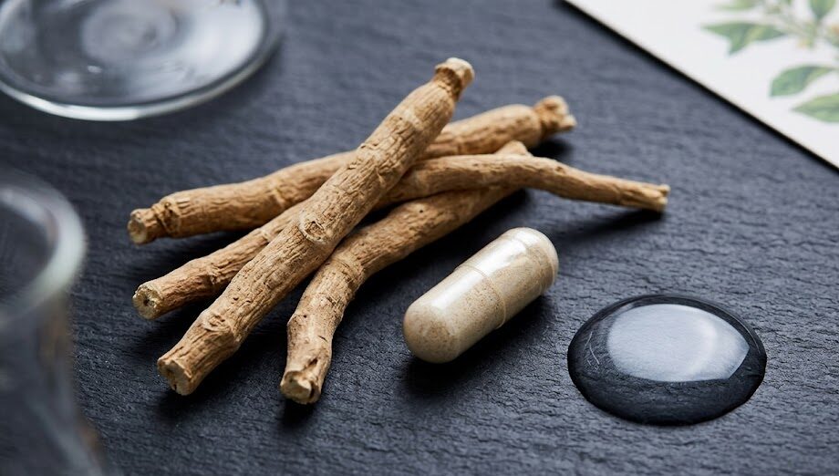 A clinical display of KSM-66 Ashwagandha and amino acids, the core Testosil ingredients for natural testosterone production.