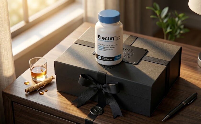 Erectin Review: A premium delivery package representing a secure purchase directly from the official Erectin website.